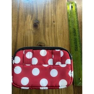 Lug Coupe Convertible Belt Bag Crossbody Red White Polka Dot 1417-A Small Pouch